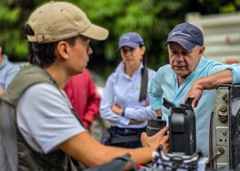 Gobernación de Caldas, con presencia permanente en zona del puente colapsado en Pácora: visita técnica evaluó detalles para la futura intervención