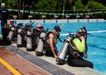 Jefatura de Gestión del Riesgo de Caldas, junto a la Defensa Civil, fortaleció capacidades en rescate acuático y de buceo