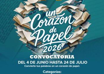 La Secretaría de Cultura de Caldas abre la convocatoria para el Concurso Literario ‘Un corazón de papel’ 2026