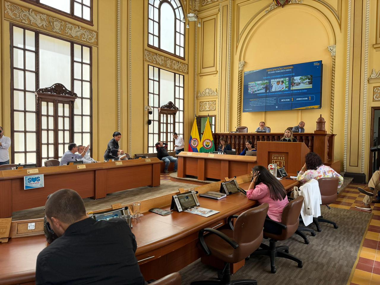 Comunicación asertiva, atención al ciudadano y correcto relacionamiento, entre lo más destacado del informe de la Secretaría Privada ante la Asamblea de Caldas - Es Caldas