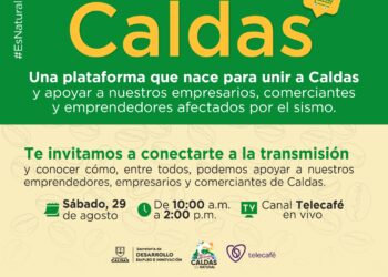 Este sábado, la región se unirá para impulsar la recuperación económica del departamento ¡Conéctese, conozca, y haga parte de ‘Es Natural Ayudar a Caldas’!