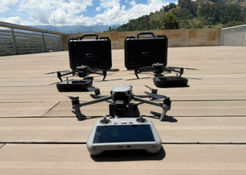 Tecnología con drones se suma a la atención de la emergencia en Caldas