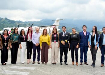 Tras gestiones de múltiples sectores de Caldas, el aeropuerto La Nubia fortalece su conectividad con nueva ruta directa a Medellín