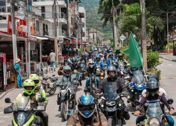 Más de 400 moteros rodaron por la vida y la reactivación económica de Supía y Riosucio
