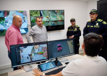 Gobierno de Caldas y Alcaldía fortalecen la seguridad en Aguadas con la puesta en funcionamiento de 28 nuevas cámaras de vigilancia